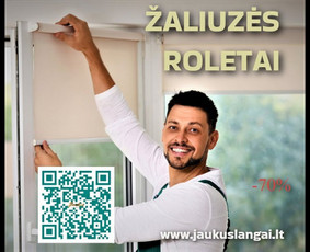 Roletai. Žaliuzės. Terasos - puiki kokybė už mažiausią kainą / Jaukūs Langai / Darbų pavyzdys ID 2965744