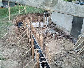 Statybos darbai - Pamatų įrengimas - 2