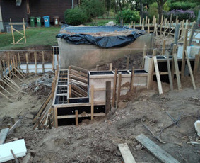 Statybos darbai - Pamatų įrengimas - 1