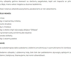 Leidinių, knygų, baigiamųjų darbų redagavimas - Kulinarinių tekstų redagavimas - 1 Kulinarinių tekstų redagavimas - Leidinių, knygų, baigiamųjų darbų redagavimas - 1
