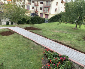 Vejos bortelių įrengimas - Trinkelių klojimas! Tvorų montavimas! - 2