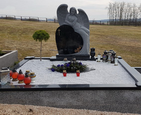 Kapavietės užpylimas skaldele - Kapų tvarkymas, akmens plok&scaron;tės, paminklai, garantija 5 met. - 1