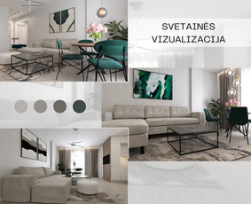 Interjero brėžiniai - 3D vizualizacijos - NT projektai / Interjero dizainas Meraki / Darbų pavyzdys ID 2988748