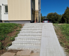 Trinkelės, Terasos, Tvoros Ir kita. - Laiptai iš trinkelių - 3 Laiptai iš trinkelių - Trinkelės, Terasos, Tvoros Ir kita. - 3