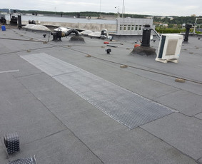 Stogų remontas - Plok&scaron;čių stogų dengimas prilydoma danga - 2