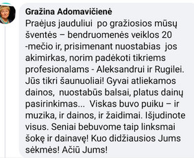 Muzikantai, atlikėjai, vedėjas / Aleksandras La & Rugilė / Darbų pavyzdys ID 2996954