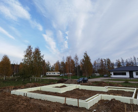 Gręžtinių pamatų įrengimas, plokštuminių pamatų įrengimas. - Gręžtiniai (poliniai) pamatai - 1 Gręžtiniai (poliniai) pamatai - Gręžtinių pamatų įrengimas, plokštuminių pamatų įrengimas. - 1