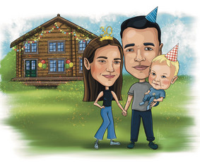 Iliustratorė - karikatūros, portretai, knygų iliustravimas / Arina Procenko / Darbų pavyzdys ID 3003406