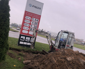 Mini ekskavatoriaus nuoma su operatoriumi 1.7t / VelKasaa / Darbų pavyzdys ID 3004236