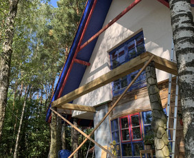 Mediniai karkasai, stogai, terasos, langai, stiklo turėklai / MB VRS Karkasai / Darbų pavyzdys ID 3009192