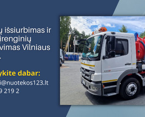 Nuotekų išvežimas, valymo įrenginių aptarnavimas. - Nuotekų išvežimas - 4 Nuotekų išvežimas - Nuotekų išvežimas, valymo įrenginių aptarnavimas. - 4