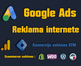 Google Ads reklama, Internetinė reklama, Analytics - Reklamos paslaugos - 1 Reklamos paslaugos - Google Ads reklama, Internetinė reklama, Analytics - 1