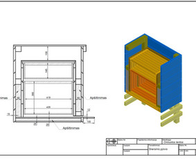 Brėžinių braižymas Autocad 2d ir 3d / Audrius Baniulis / Darbų pavyzdys ID 3020192