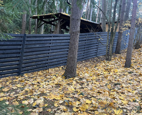 Tvorų montavimo darbai - Medinės tvoros - 2 Medinės tvoros - Tvorų montavimo darbai - 2