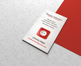 Vizitinių kortelių gamyba - Logotipai l Spauda ant drabužių l Lipdukai l Reklamos gamyba - 3