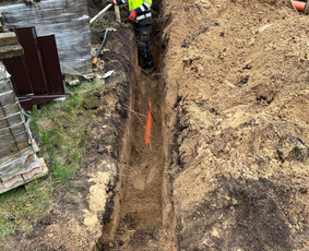 Lauko vandentiekio ir kanalizacijos įvedimas Kaune / UAB ERIS projektai / Darbų pavyzdys ID 3027340