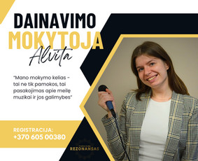 Pianino, dainavimo pamokos - Privačios vokalo pamokos - 3 Privačios vokalo pamokos - Pianino, dainavimo pamokos - 3