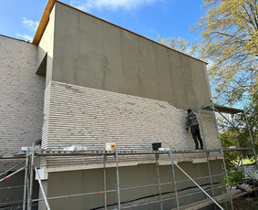 Dizainas, projektavimas ir statyba iš vienų rankų - Klinkerio klijavimas - 1 Klinkerio klijavimas - Dizainas, projektavimas ir statyba iš vienų rankų - 1