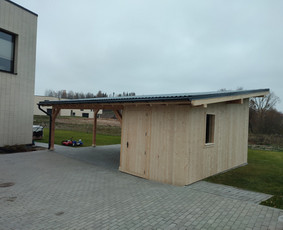 Karkasiniai namai, stoginės, terasos, pavesines, apdaila / Stonama / Darbų pavyzdys ID 3034830