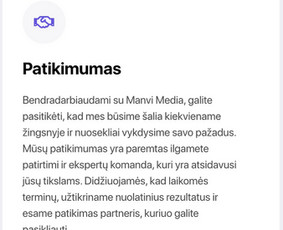#1 Google Ads Reklama, Google Seo, Ai Seo ir Google Maps Seo / Vilius Jankeliūnas | MB Manvi Media / Darbų pavyzdys ID 3036146