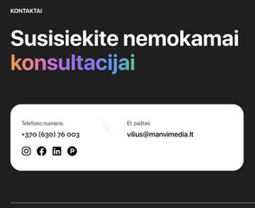 #1 Google Ads Reklama, Google Seo, Ai Seo ir Google Maps Seo / Vilius Jankeliūnas | MB Manvi Media / Darbų pavyzdys ID 3036176