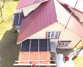Stogų dengimas, šiltinimas pučiama vata ,stogo renovacija, / MB "Spalvotas plienas" / Darbų pavyzdys ID 3040406