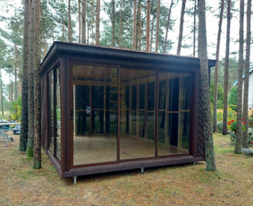 Podes.aliuminės, stumdomos langų sistemos - Terasų stiklinimas - 2 Terasų stiklinimas - Podes.aliuminės, stumdomos langų sistemos - 2