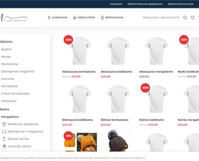 Svetainių ir el. parduotuvių kūrimas / tvarkymas - El. parduotuvių kūrimas - 1 El. parduotuvių kūrimas - Svetainių ir el. parduotuvių kūrimas / tvarkymas - 1