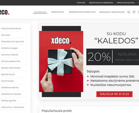 Svetainių kūrimas - Svetainių ir el. parduotuvių kūrimas / tvarkymas - 2