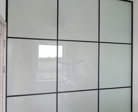 Berėmis ir įrėmintas, stiklo pertvaros, stiklo sprendimai / Art Glass / Darbų pavyzdys ID 3044098