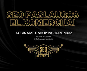Google Ads reklama - Strateginės Seo paslaugos el.komercijai - 1