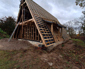 Stogų dengimas, šiltinimas pučiama vata ,stogo renovacija, / MB "Spalvotas plienas" / Darbų pavyzdys ID 3046834