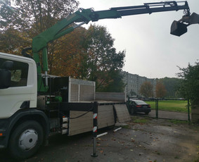 Fiskaras, fiskaro paslaugos - Fiskaro paslaugos su savivarčiu ir kranu(kaušu, žnyplėmis) - 1