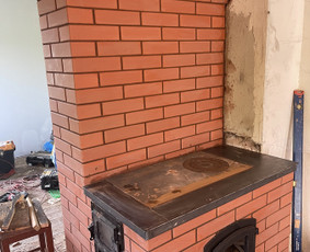 Krosnis židinys pečiukas remontas statyba / Krosniu Meistras / Darbų pavyzdys ID 3050468