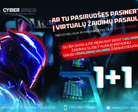 Skrajutė - CYBER SPACE, pagal užsakymą