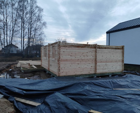 Sodo, mediniai nameliai - Individualių namų Statytojai - 3