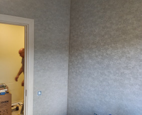 Tapetų klijavimas - Vidaus apdailos darbai - 2