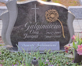 Antkapio atnaujinimas pridėtinėmis detalėmis ( žalvarinė "pienė", granitinė detalė su įrašais).