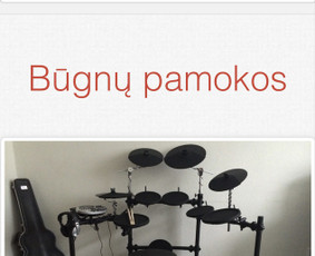 Būgnų pamokos - Muzikos pamokas - 1