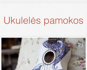 Ukulėlės pamokos - Muzikos pamokas - 1