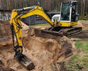 Račioko,bobcat,mini ekskavatoriaus nuoma / Darius / Darbų pavyzdys ID 3060458
