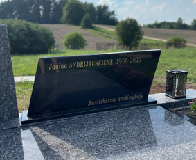 Granito plokštės kapams, paminklai / Granito Takas / Darbų pavyzdys ID 3071508