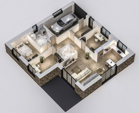 3d Vizualizacijos / 3d planai / Interjero Vizualizacija / Emilis Adomaitis / Darbų pavyzdys ID 3073610