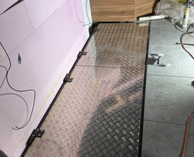 Metalines Stiklo konstrukcijos,pertvaros, laiptu tureklai / Andzej / Darbų pavyzdys ID 3073680