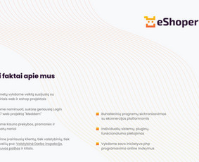 Internetinių web projektų kūrimas, ekomercija, programavimas - Svetainių kūrimas - 3 Svetainių kūrimas - Internetinių web projektų kūrimas, ekomercija, programavimas - 3