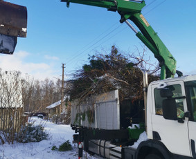 Fiskaro paslaugos su savivarčiu ir kranu(kaušu, žnyplėmis) - Šiukšlių išvežimas - 1 Šiukšlių išvežimas - Fiskaro paslaugos su savivarčiu ir kranu(kaušu, žnyplėmis) - 1
