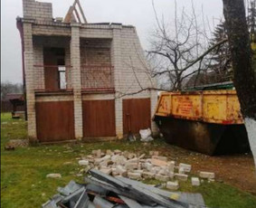 Pigiausias atliekų, šiukšlių išvežimas perkraustymo griovimo / Siuksliu isvezimas Griovimo darbai / Darbų pavyzdys ID 3077360