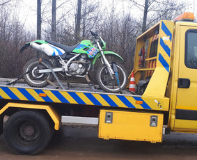 Tralas. Traliukas. Tech. pagalba kelyje. Kaunas ir visa Lt. - Motociklų pervežimas - 1 Motociklų pervežimas - Tralas. Traliukas. Tech. pagalba kelyje. Kaunas ir visa Lt. - 1