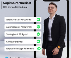 B2b Pardavimų sistemos ir dirbtinio intelekto sprendimai - Pardavimų vadybininkai - 1 Pardavimų vadybininkai - B2b Pardavimų sistemos ir dirbtinio intelekto sprendimai - 1