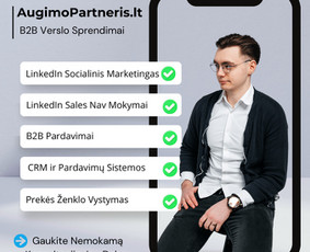 Linkedin verslo paslaugos - Pardavimai & Marketingas - LinkedIn strategijų kūrimas - 4 LinkedIn strategijų kūrimas - Linkedin verslo paslaugos - Pardavimai & Marketingas - 4